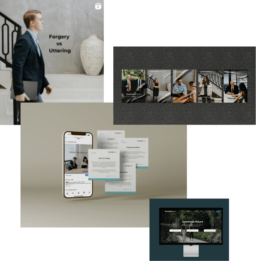 Greenhalgh Pickard brand collateral