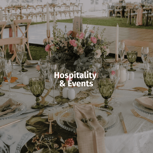 Hospitality and events