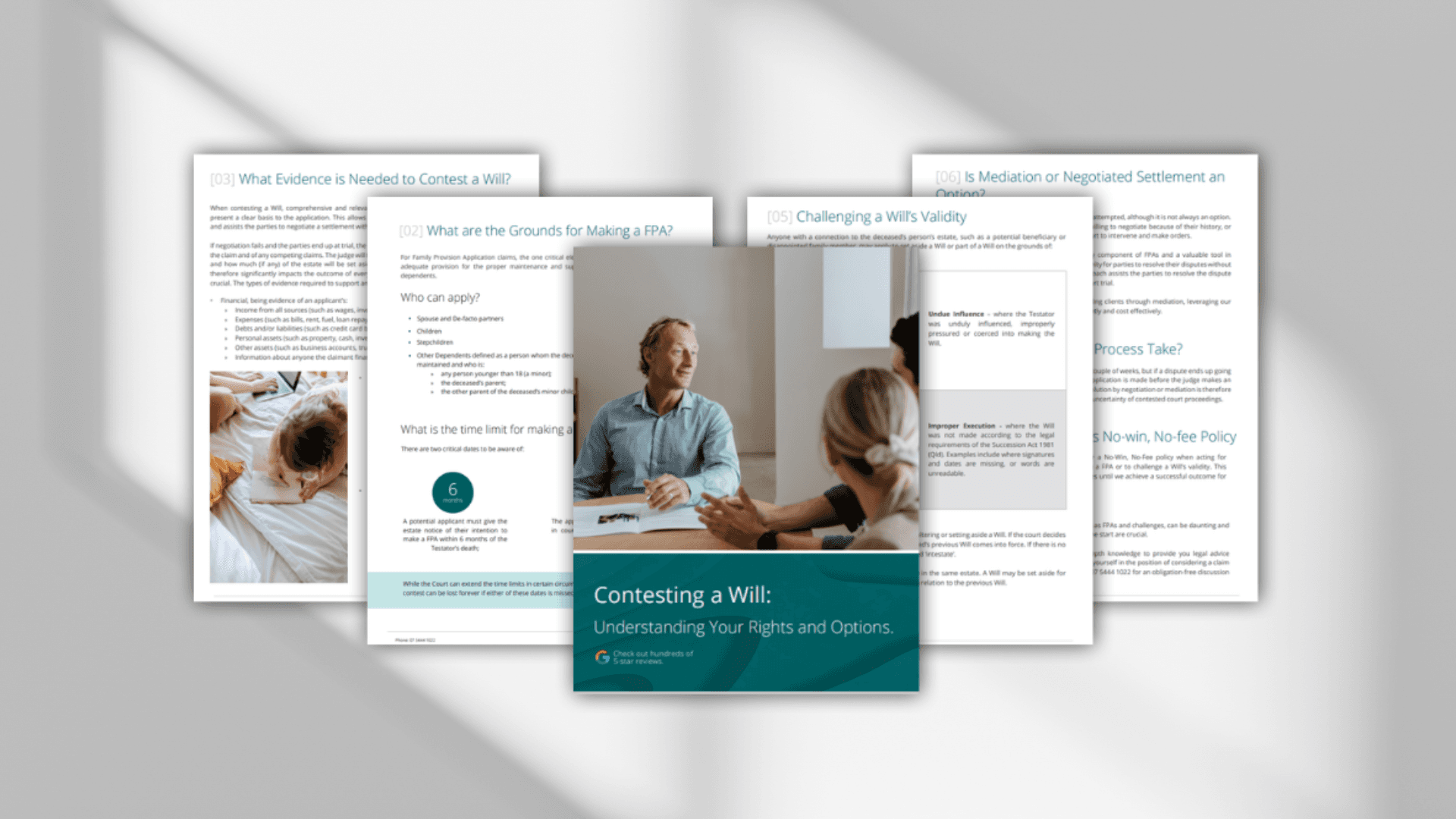 Greenhalgh Pickard contesting a will documents