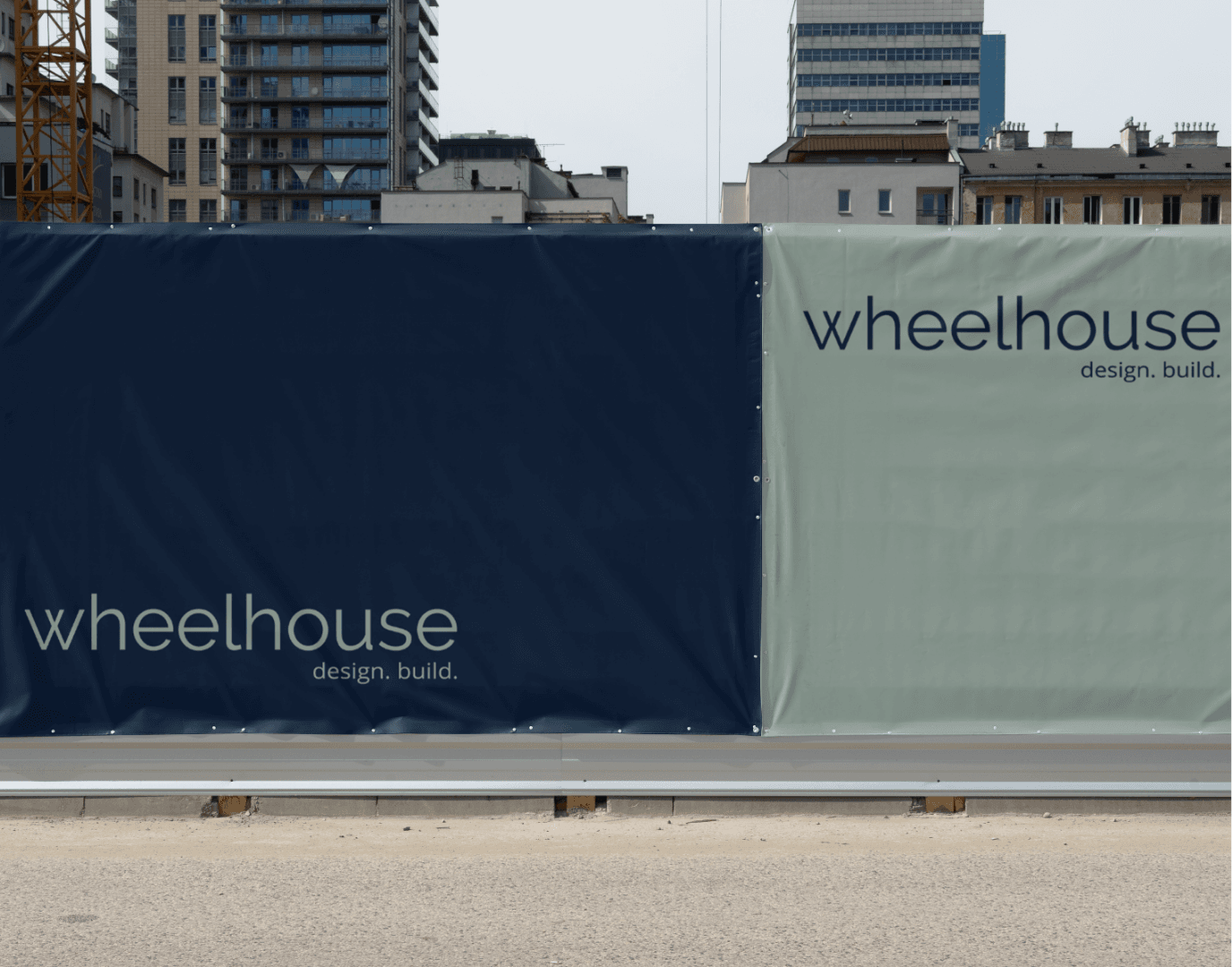 Wheelhouse site hoarding