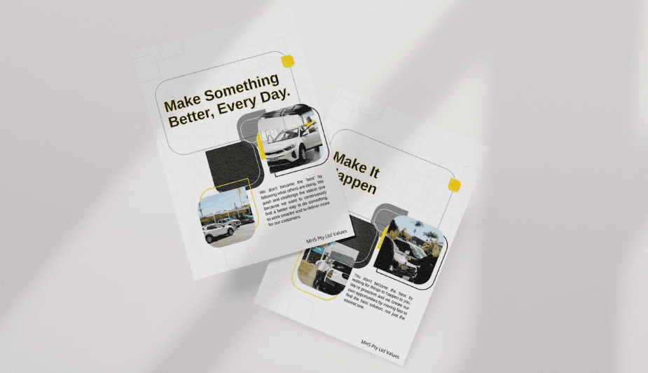Brand strategy documents